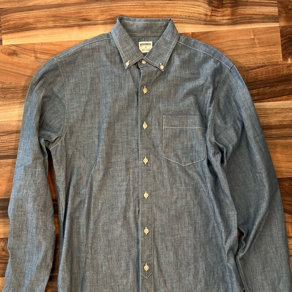Bonobos Chambrey Denim Shirt